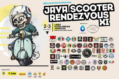 Poster acara Java Scooter Rendezvous XI di Jonggol