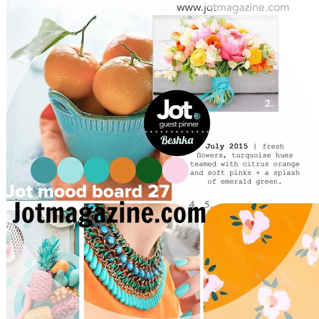 Jot Magazine July Mood Board @jotmagazine