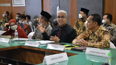 Kasatgas Korsupgah Apresiasi Komitment Pemerintah di Aceh Terhadap MCP