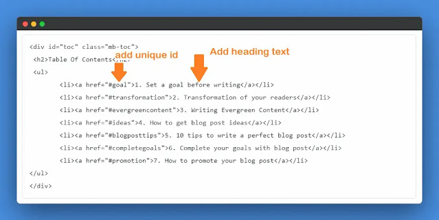 Adding-Table-Of-Content-ID-in-Targeted-Text-Through-Blogger-Post-HTML