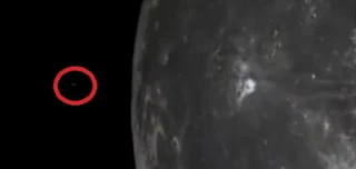 UFO departing from the moon in January 2018 filmed by a researcher from his telescope in Mexico