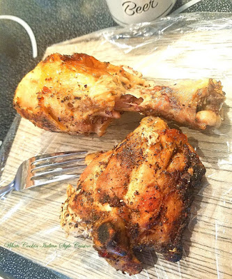 Baked Beer Chicken Legs and Thighs