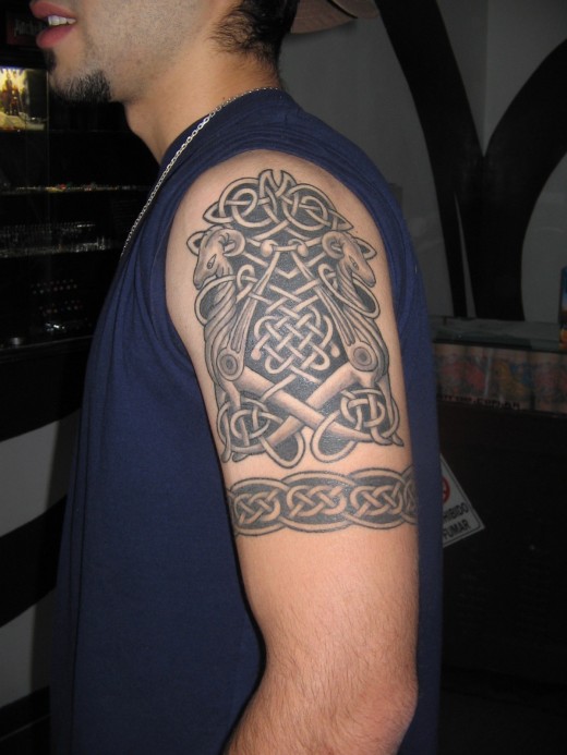 Outstanding Tribal Arm Tattoo Designs For 2012