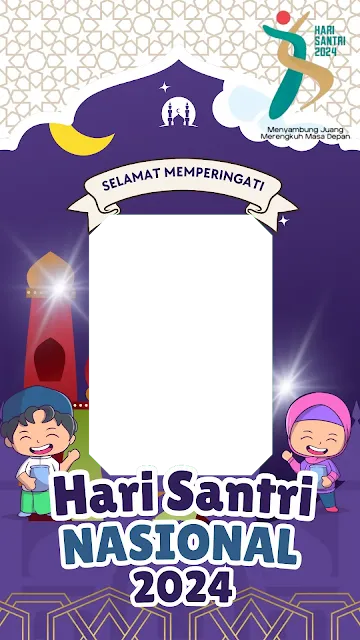 Twibbon Hari Santri 2024 Terbaru