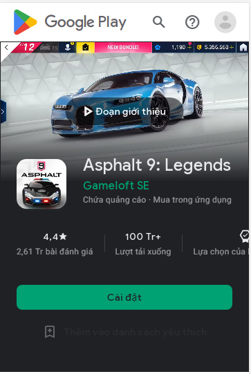 Download Asphalt 9: Legends APK cho điện thoại, máy tính miễn phí a