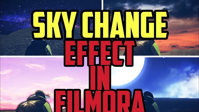 Filmora Sky Change Effect