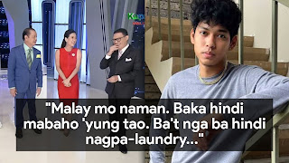 TV Patrol anchors, 'naloka' sa 'laundry' issue ni Ricci Rivero: "Nag-away kayo ng ex pati sikreto mo ibubulgar..."