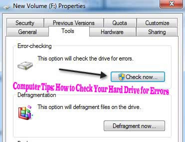 Computer Tips: How to Check Your Hard Drive for Errors