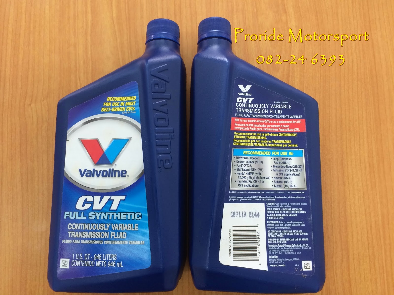Pro-ride Motorsports: Valvoline - The world's First Motor Oil