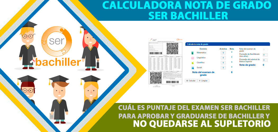 Calculadora Nota De Grado 2019 Para Ser Bachiller Aprobar Y