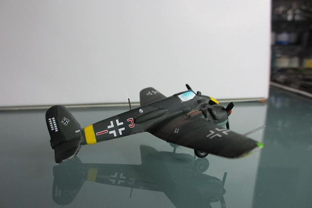 1/144 Henschel 129 diecast metal aircraft miniature