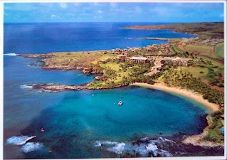 Example Postcard: Maui from above