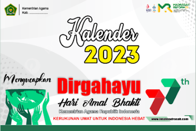 Download Kalender 2023 Lengkap Masehi, Hijriah dan Jawa Free CDR & PDF