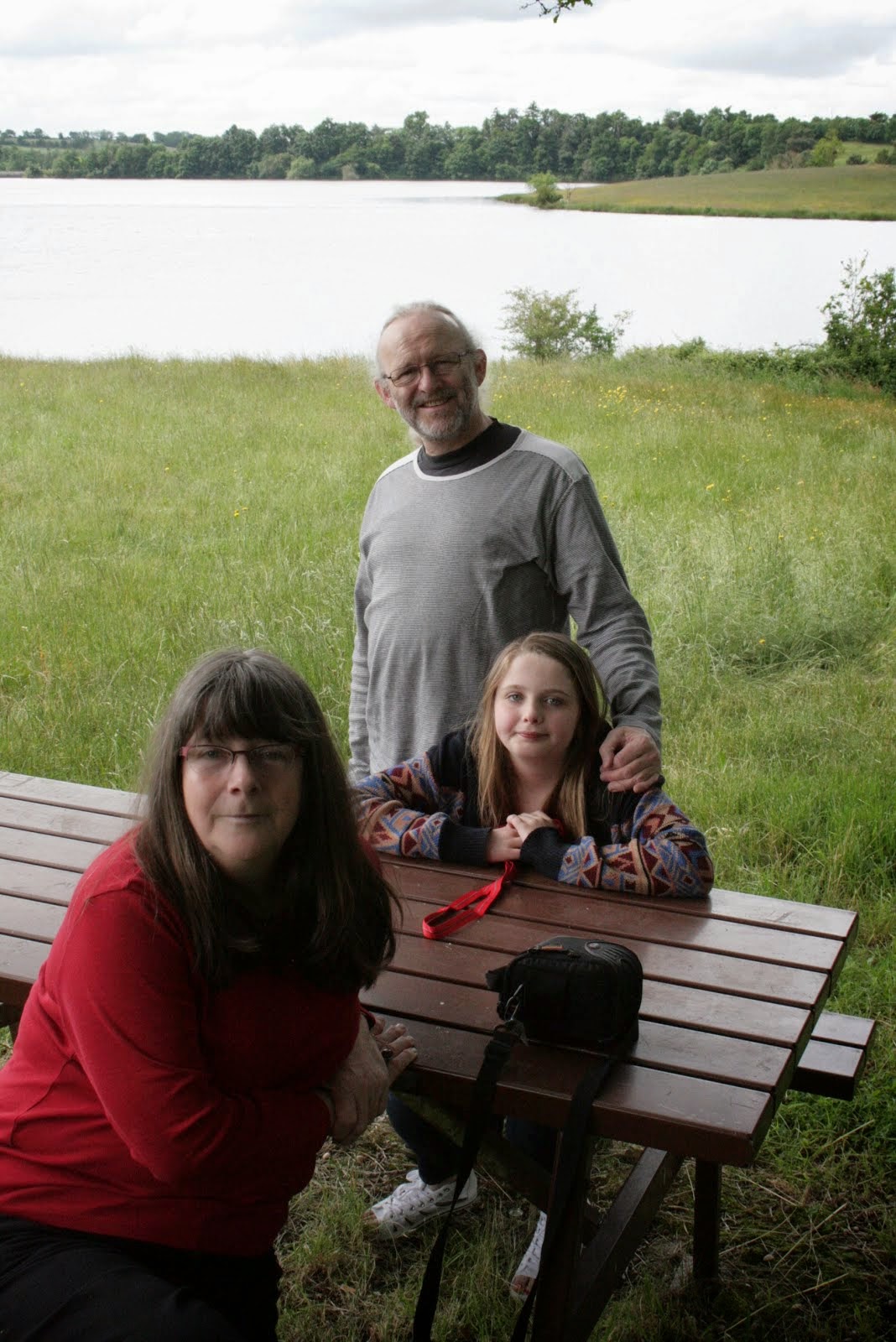 Chris, Chris and Sara, May 2014