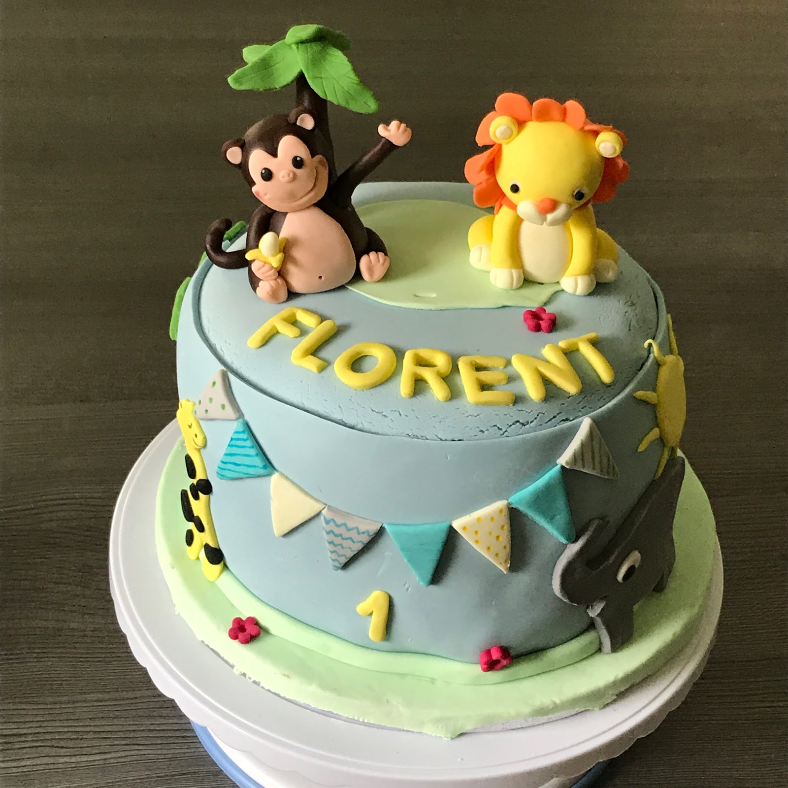 Gourmand Et Croquant Gateau D Anniversaire Animaux De La Jungle