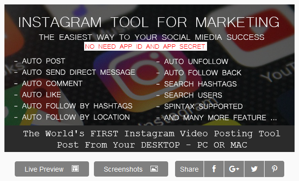 VTGram - Instagram Tool For Marketing | Resmi Legal