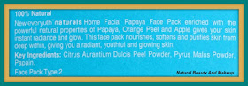 Everyuth Naturals Home Facial Papaya Face Pack