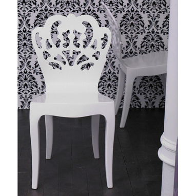 Black and White Wood Chairs