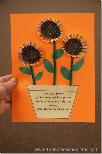 Mothers Day Craft with Poem