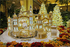 Decoraciones de Navidad en el Hotel Encore en Las Vegas, Nevada