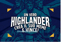 Immagine Crea il motto Highlander : vinci ricariche telefoniche e buoni acquisto da 100 euro