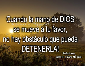 Una vez que el tiempo de Dios ha llegado para bendecirte abundantemente y darte lo que siempre has deseado y esperado, no habrá manera de negarle al mundo que Su Misericordia, Sus Promesas y su Inmenso Amor han rebasado con creces lo que tanto habías orado y deseado... 