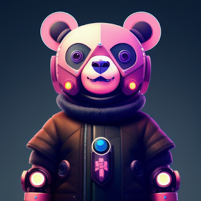 Cute Cyberpunk Bear (14)