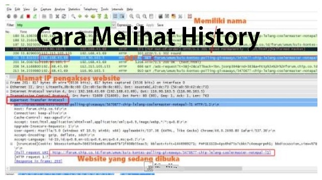 Cara Melihat History Wifi