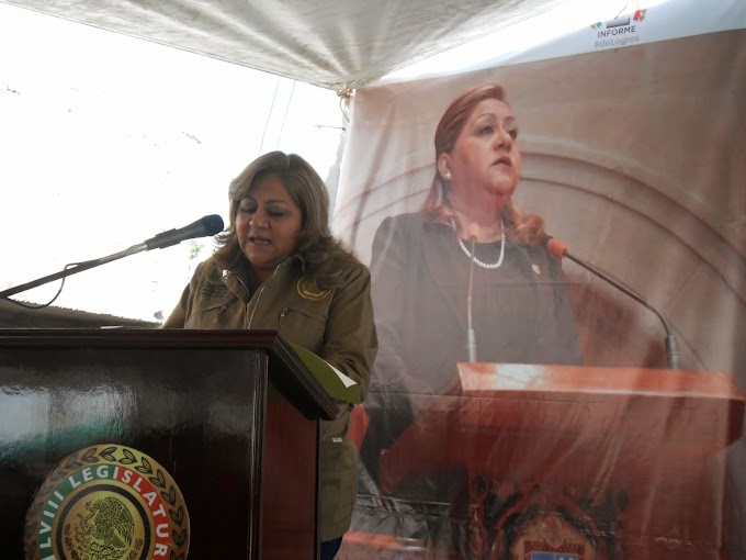 Detalló Lourdes Aparicio su segundo informe en Texcoco