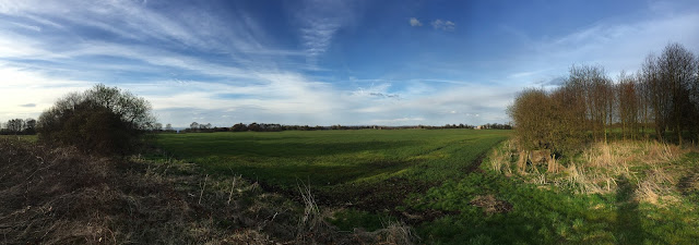 iphone panorama of the lacashire fields