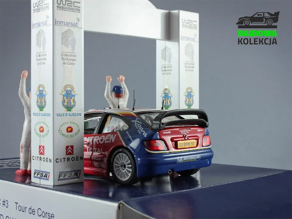 IXO RAM159 Citroen Xsara WRC  Rallye de France  World Champion 2004 Diorama