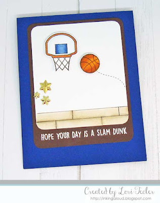 Slam Dunk card-designed by Lori Tecler/Inking Aloud-stamps and dies from Lawn Fawn