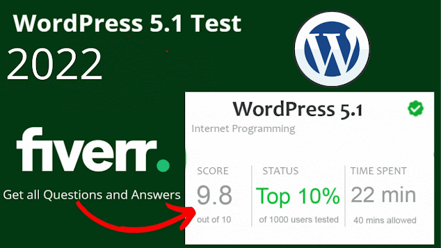 Fiverr WordPress 5.1 Skills Test Answers 2022