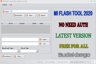 Xiaomi Mi Flash Tool 2020 (No Need Auth) Latest Version