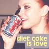 i ♥ the diet coke ! xD