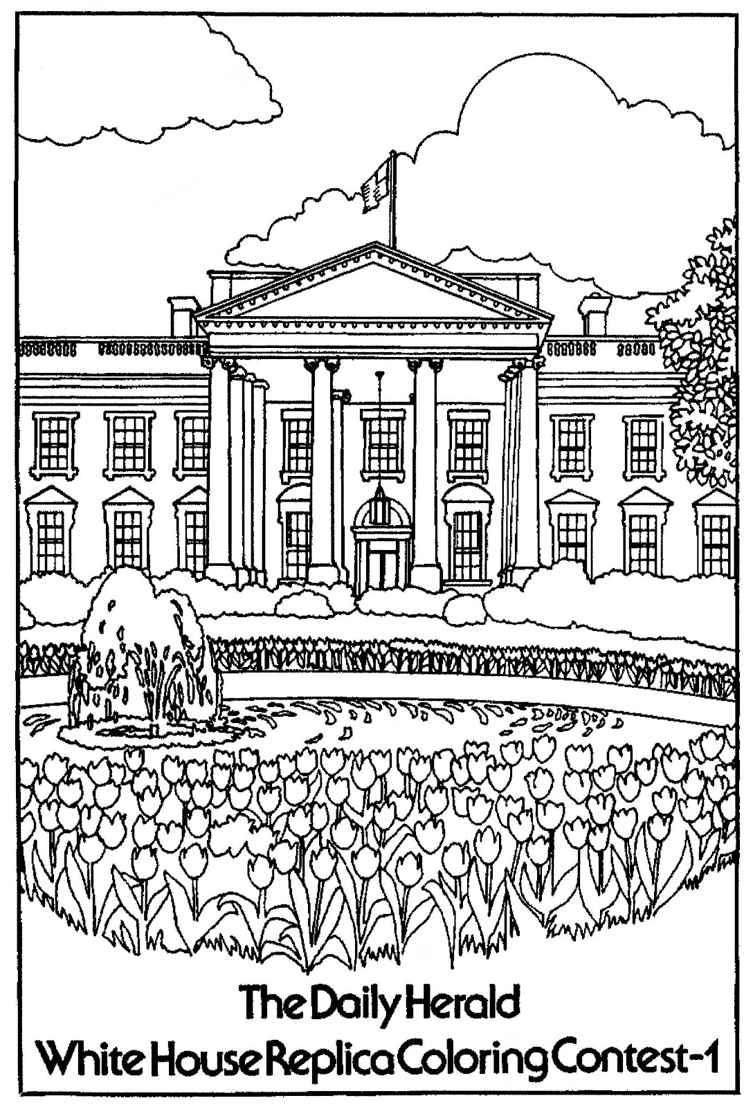 Download Mostly Paper Dolls: WHITE HOUSE Replica Coloring Contest
