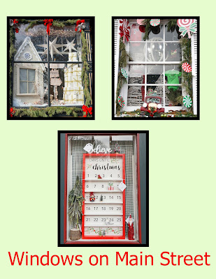 Store Windows are Decorated with Merchandise