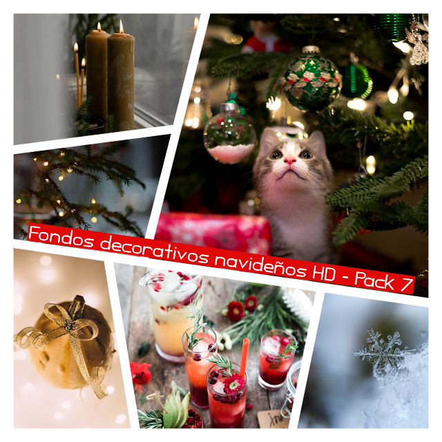 Fondos decorativos navideños HD - Pack 7, kiketrucker