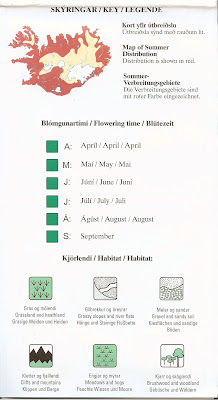 Iceland Botanical Map Sample Map Section for Dwarf Birch (Betula nana)