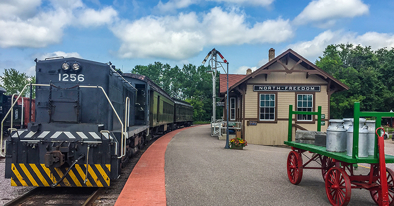 Mid-Continent Railroad Museum in North Freedom