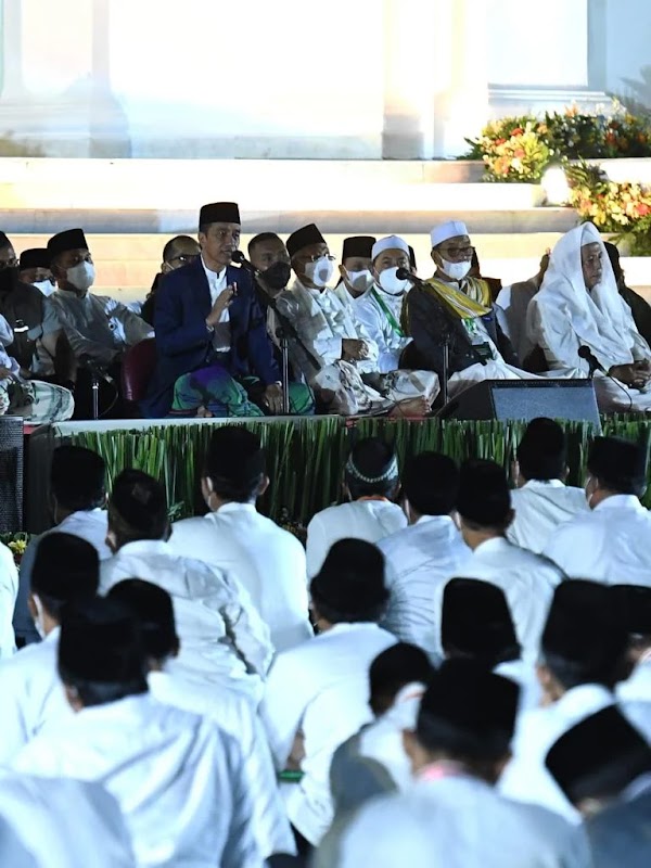 Presiden Jokowi Minta Doa Agar Indonesia Dihindarkan dari Krisis Pangan