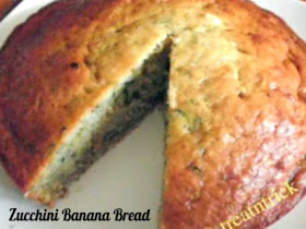 Zucchini Banana Bread Recipe @ treatntrick.blogspot.com