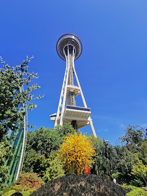 Seattle Space Needle from Chihuly Gardens