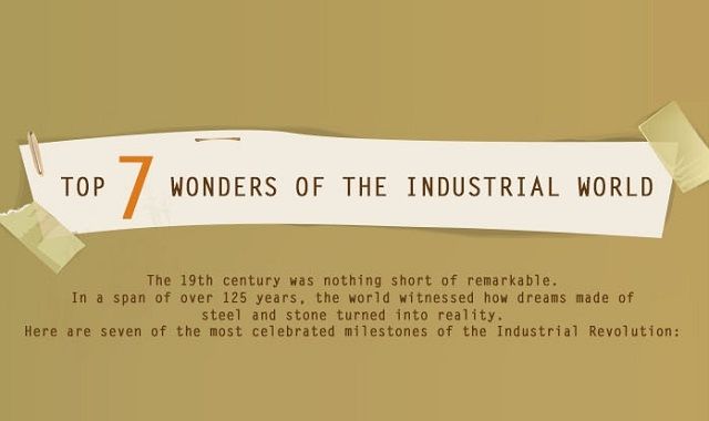 Image: Top 7 Wonders of the Industrial World #infographic