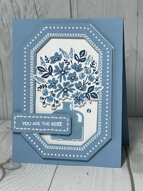 Floral greeting card using Countryside Corners and Bottled Happiness Stamp Sets From Stampin' Up!