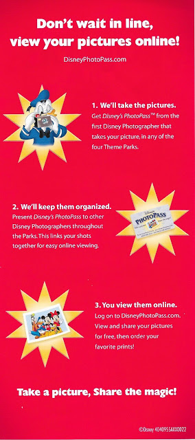 Disney Photopass Pamphlet View Your Pictures Online