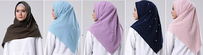 Model dan Desain jilbab ini simple tapi harganya WAW