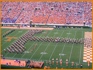 pride of the southland band at neyland stadium: go Vols!