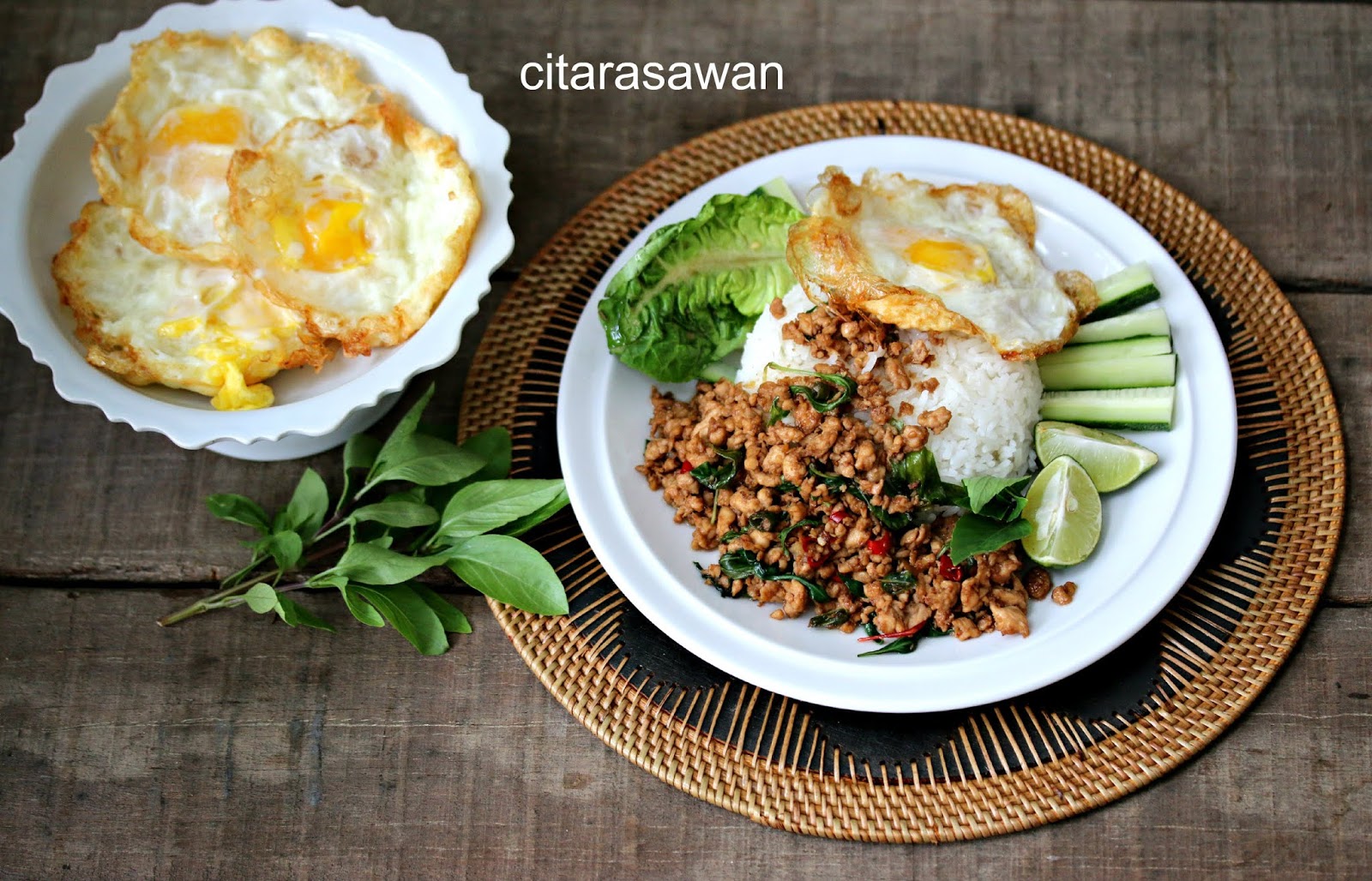 Ayam Selasih Thai / Pad Krapow Gai ~ Resepi Terbaik