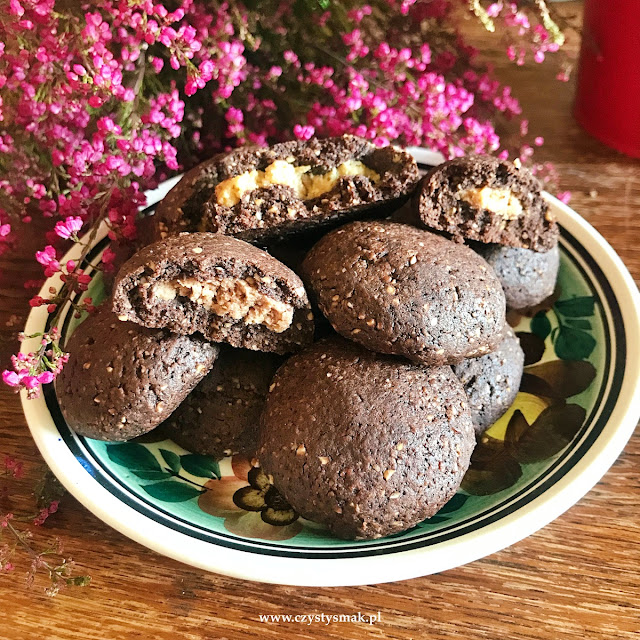 niskowęglowodanowe ciasteczka brownie